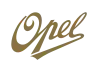 1909: schwungvoller Opel-Schriftzug
