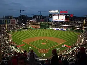 Der Nationals Park am Eröffnungstag
