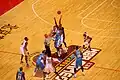 Spiel der NBA-Preseason zwischen den Denver Nuggets und den Indiana Pacers im Oktober 2009