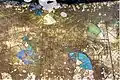 verschmutztes Mosaik