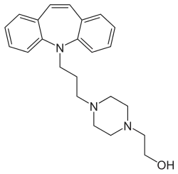 Struktur von Opipramol