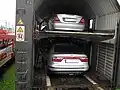 Autowaggons Heckansicht