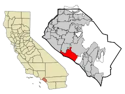 Lage im Orange County