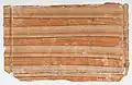 Orange striped paste paper Met DP887087