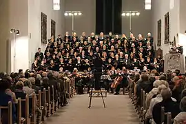 Aufführung der Großen Messe c-Moll von W.A. Mozart in der Franziskanerkirche Würzburg, 2015