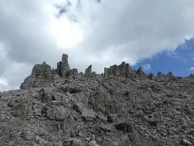 Nahaufnahme der «Orgelpfeifen» des Pass digls Orgels.
