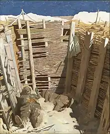 Dead Germans in a Trench
