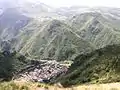 Orsomarso mitten in den Bergen