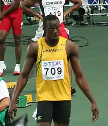 Der hier noch nicht einmal 19-jährige spätere Dominator Usain Bolt erreichte im Finale den achten Platz