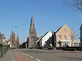 Ospel, Kirche (Onze Lieve Vrouwe Onbevlekt Ontvangen) in der Strasse