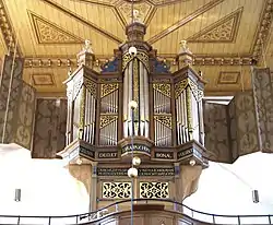 Orgel der Warnfried-Kirche (Osteel) von Edo Evers (1619)