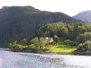 Der Osterfjord bei Hokøy
