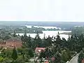 Blick auf den See vom Wasserturm Schwerin-Neumühle