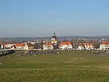 Ostragehege mit Erlweinschem Vieh- und Schlachthof