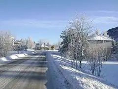 Oštrelj im Winter
