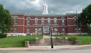 Otoe County Courthouse, gelistet im NRHP Nr. 76001136
