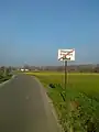 Ende einer geschlossenen Ortschaft in Ottergem