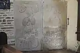 Epitaphien für die Äbtissinnen Verena Degelin von Wangen († 1551) und Elisabeth Degelin von Wangen († 1567)