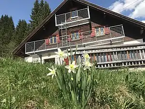 Südansicht der Otto-Schwegler-Hütte