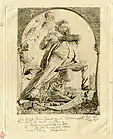 Otto Greiner: Arthur Haferkorn als Christopherus, Lithographie
