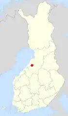 Lage von Oulainen in Finnland