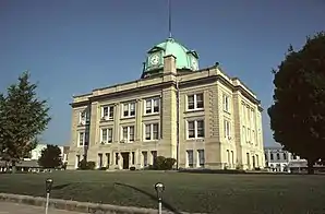 Owen County Courthouse, gelistet im NRHP Nr. 94001351