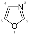 Strukturformel Oxazol