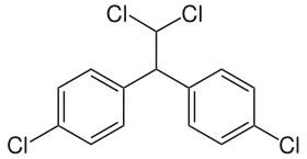 Struktur von Dichlordiphenyldichlorethan