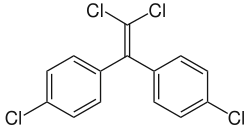 Struktur von Dichlordiphenyldichlorethen