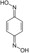 Strukturformel von p-Benzochinondioxim