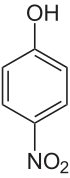 Struktur von p-Nitrophenol