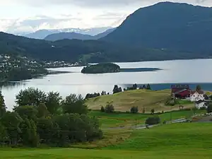 Blick von Hafslo nach Süden