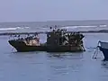 Wrack im Hafen von Port Nolloth