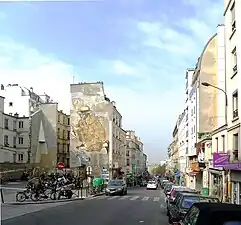 Rue de Belleville am Place Fréhel