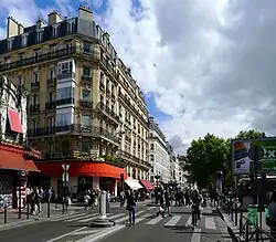 Boulevard Marguerite de Rochechouart bei der Metrostation Anvers