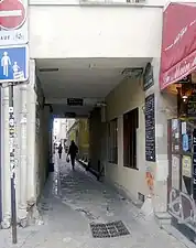 Eingang zur Passage de la Main-d'Or (Nr. 133)