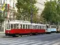Der Hofsalonwagen bei der „Parade 150 Jahre Wiener Tramway“ (2015)