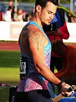 Kévin MenaldoRang zehn mit 5,45 m
