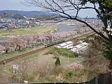 Streckenabschnitt bei Funaoka