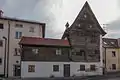 Obere Stadtmauer 17, ein Teil der Stadtmauer mit Turm