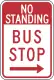 Standverbot – Bus stoppt hier (Philadelphia)