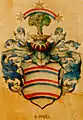 Wappen derer von Pfuel in silber