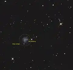 Die Supernova 2020rcq am 7. September 2020