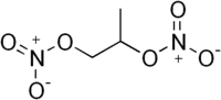 Strukturformel von Propylenglycoldinitrat