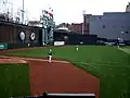 Bullpen und Outfield des PGE Park vor dem Umbau (April 2010)