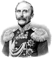 Generalgouverneur der baltischen Provinzen Baron Wilhelm Lieven (1800–1880)