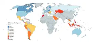 Ergebnisse der PISA-Studie 2018 im Bereich Lesekompetenz
