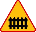 A-9Beschrankter Bahnübergang