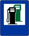 D-23Tankstelle mit bleifreiem Benzin