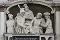 Jesus wird seiner Kleider beraubt (Grabdenkmal Christianus van Grimmync)